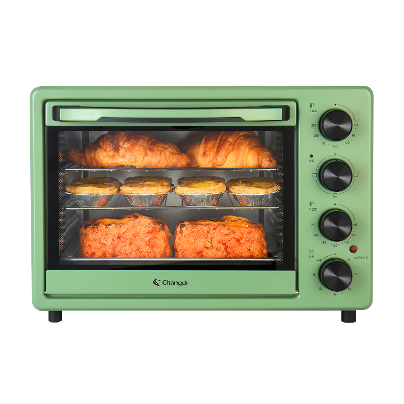 长帝（changdi） 电烤箱25升机容量机械式简单操控上下独立控温多层烤位烤箱烤红薯TBT251 绿色 （单位：台）
