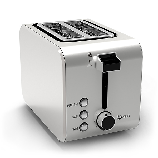 东菱（Donlim）全不锈钢烤机身面包机 多士炉 烤面包机 宽槽吐司机 DL-8117（单位：台）