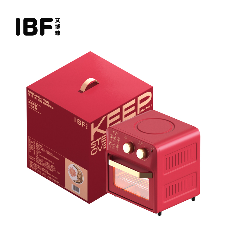 IBF艾博菲 IBFD-040-1 可逸珀空气烤箱 红色 （单位：台）