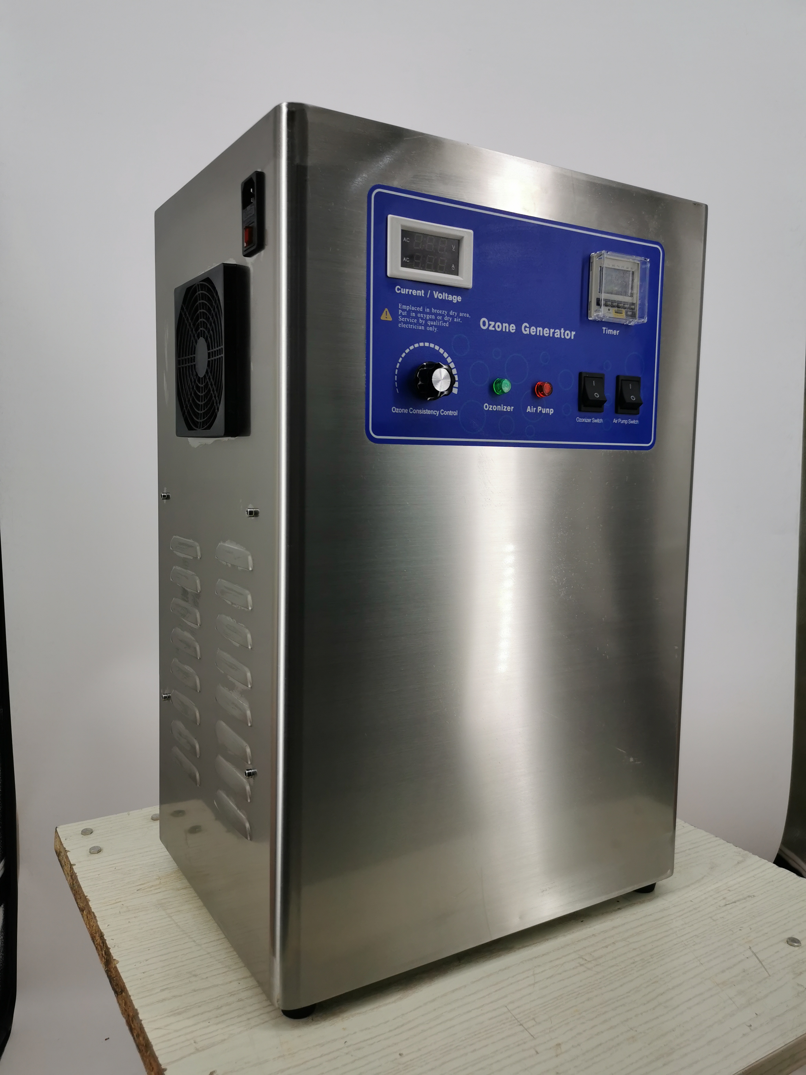 银新 YX-20G-L 立式不锈钢机身臭氧发生器 空气消毒机（台）