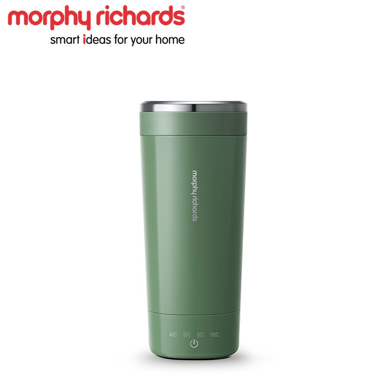 摩飞电器（Morphyrichards）MR6060 便携式烧水杯自动保温杯 300ml(单位:台)清新绿