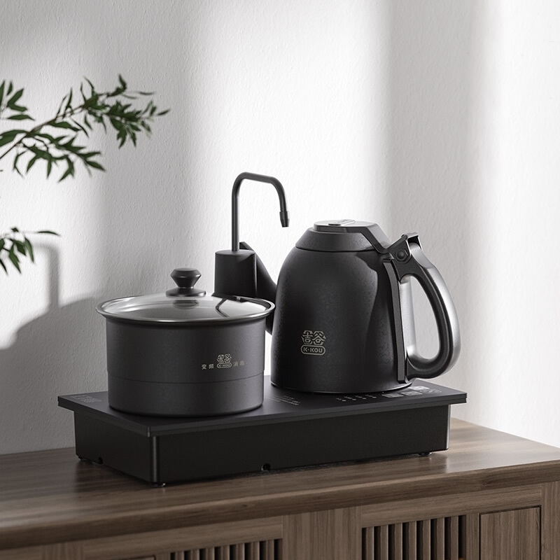 吉谷（K·KOU）TC0302自动上水电热水壶嵌入式电茶壶整套茶具套装 电茶炉 （套）