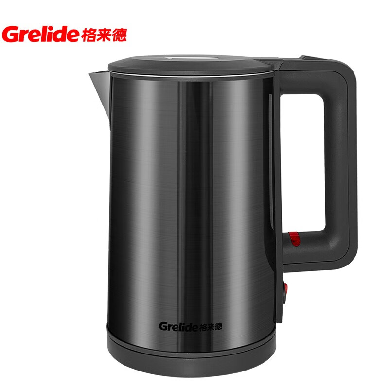 格来德 （Grelide）D2218K 电热水壶烧水壶家用保温电水壶1.8L 钛黑（个）