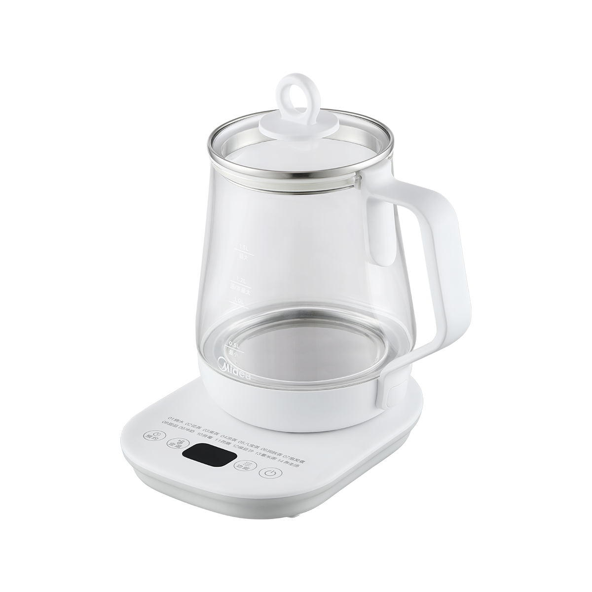美的（Midea）养生壶MK-Y12Q 1.5L大容量烧水壶 煮茶器(台)