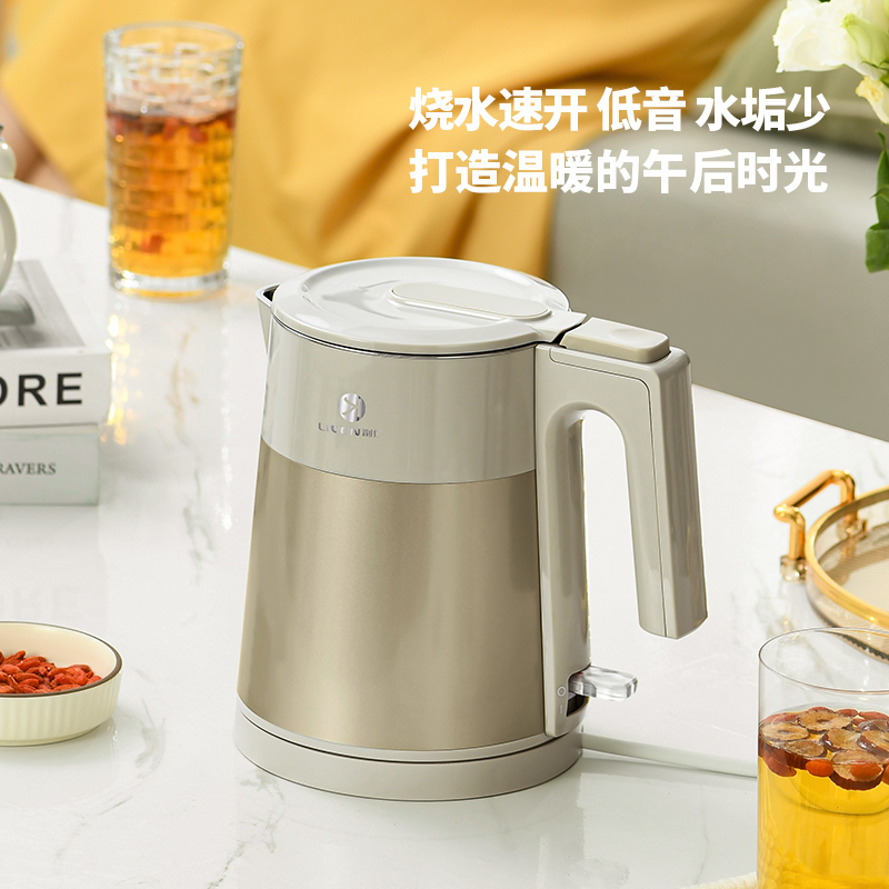 利仁（Liven）电水壶/热水瓶JYSH-01（台）山茶花白