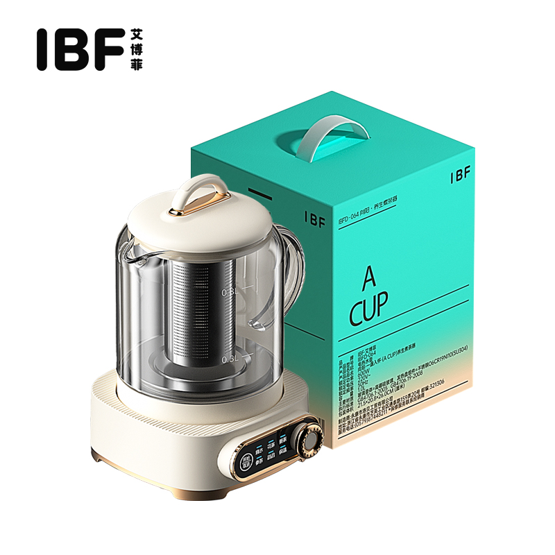 IBF艾博菲 IBFD-064 向阳-养生煮茶器 白色 (单位：台)