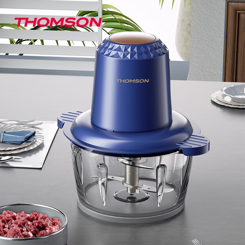 THOMSON法国汤姆逊C-T0566食物处理机(切碎机0.6L)杯体材质：玻璃（个）