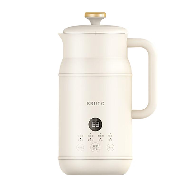 布鲁诺（BRUNO）BZK-DJ01 小奶壶豆浆机 0.6L 珍珠白(单位：台)