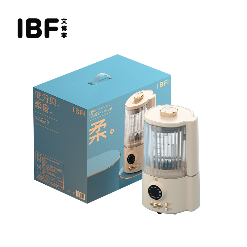 IBF艾博菲 IBFD-28-1 柔音加热破壁营养料理机 米黄色 (单位：台)