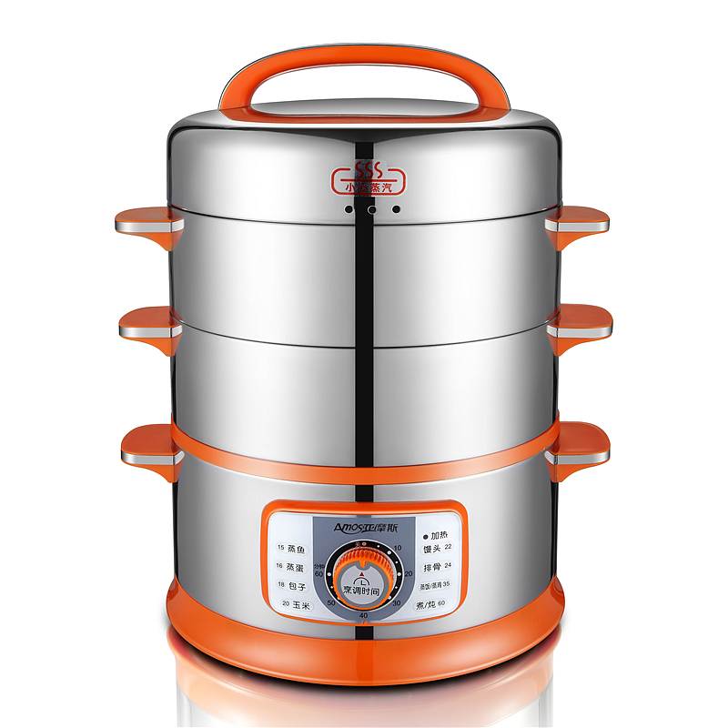 亚摩斯 ZG16B1 电蒸锅（台） 橙色