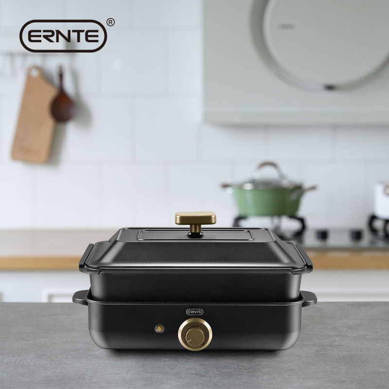 ERNTE 电火锅煎烤一体六种功能多功能锅EHP－2001－MB（单位：个）