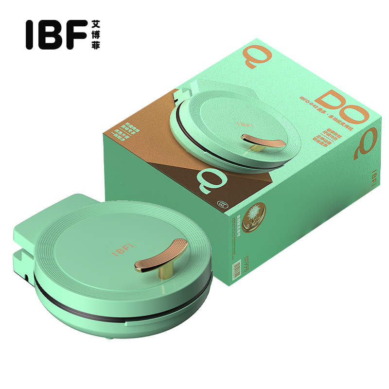 IBF艾博菲 IBFD-043 趣多多功能炙烤机 绿色 (单位：台)