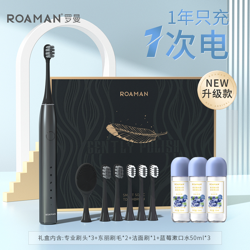 罗曼（ROAMAN）小果刷T10X-Z 电动牙刷（套）
