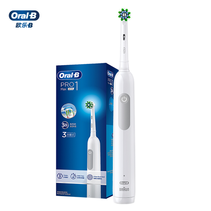 欧乐B（Oral-B） PRO1 Max 电动牙刷 极光白(单位：台)