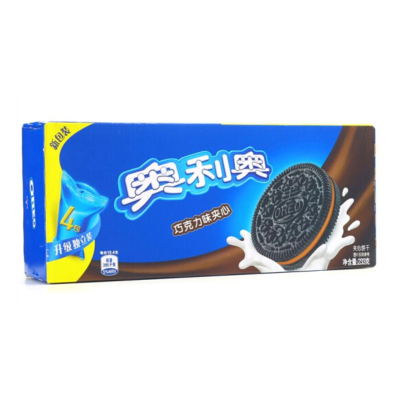 奥利奥 夹心饼干巧克力味 233g*24盒/箱 (单位：箱)