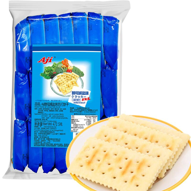 Aji苏打饼干酵母减盐味472.5g（单位：袋）