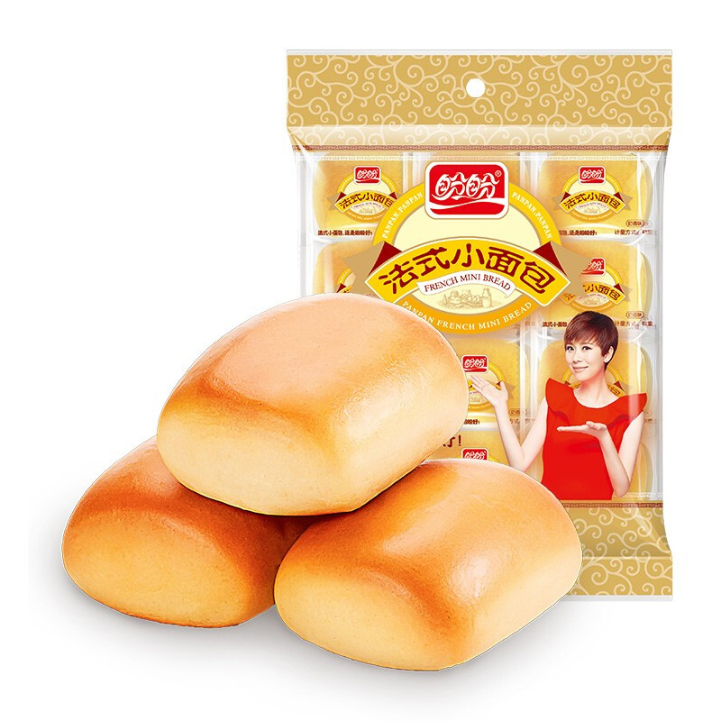 盼盼奶香味面包16枚320g(袋)