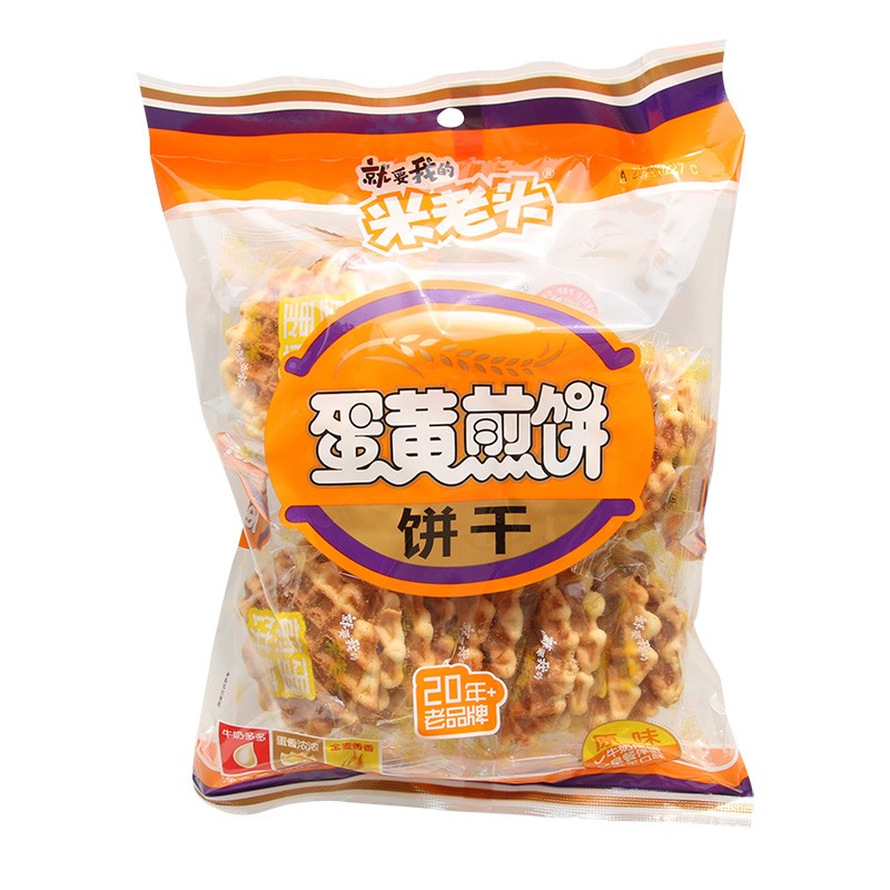 米老头蛋黄煎饼原味150g(袋)
