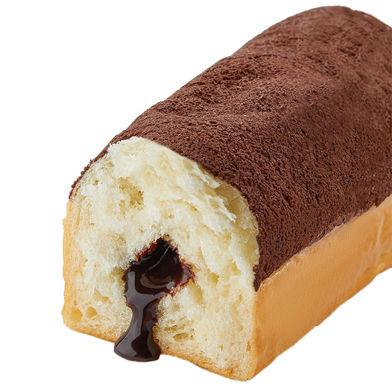 乐锦记 休闲零食 鲜享丹麦酥皮面包 巧克力味420g(个)