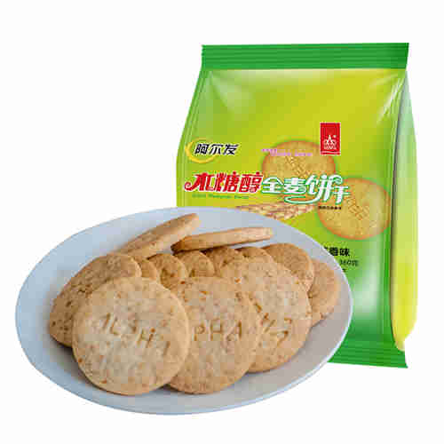 阿尔发木糖醇全麦饼干（葱香味）360g（包）