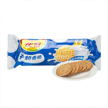 优冠牛奶香脆饼干 100g/袋（袋）