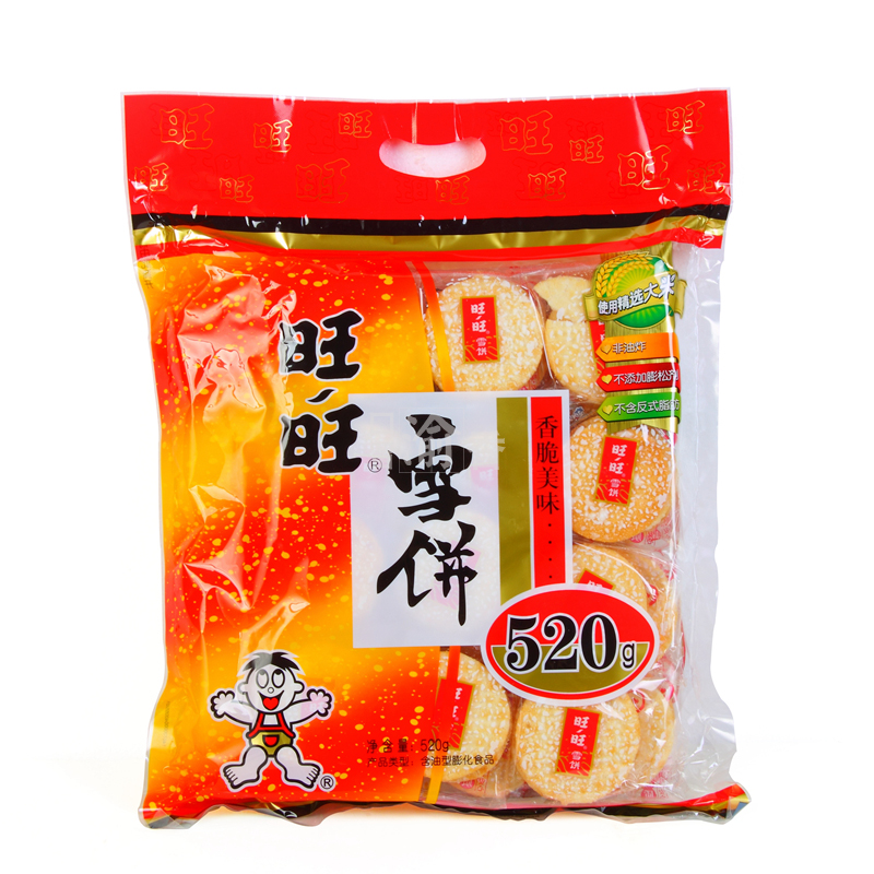 旺旺大雪饼520g(单位：袋)