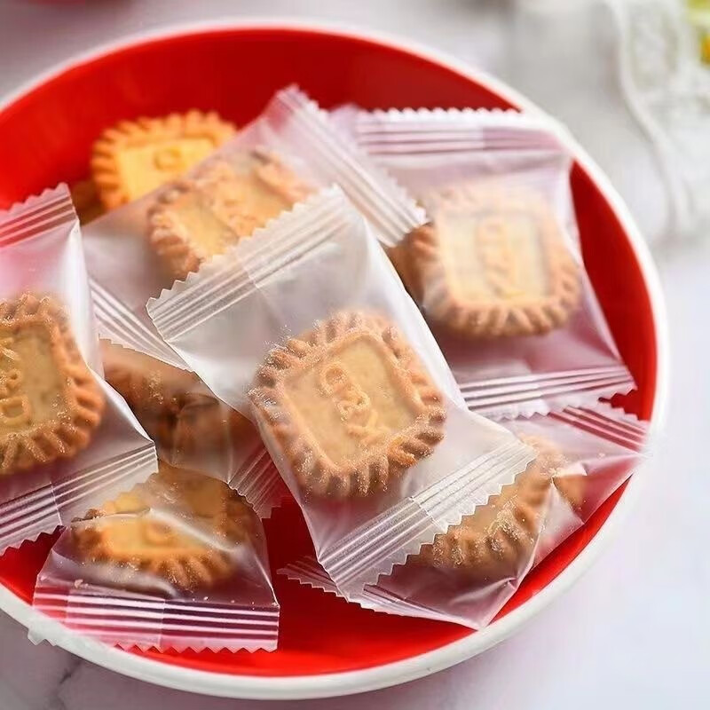 和情生椰拿铁小方块厚乳味饼干独立小包装饼干燕麦味小包装咖啡味饼干 2种口味混合(单位：个)
