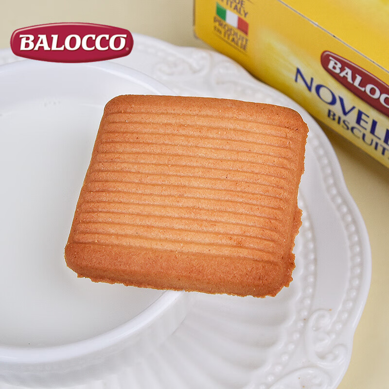 百乐可（BALOCCO） 进口奶油蜂蜜饼干350g 独立小包装意大利进口牛奶饼干早餐下午茶(袋)