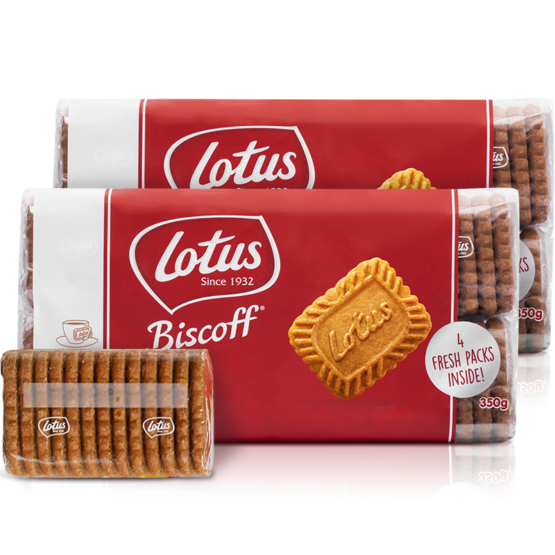 和情（LOTUS）比利时原装进口缤咖时焦糖饼干700g办公室下午茶零食 104片(袋)