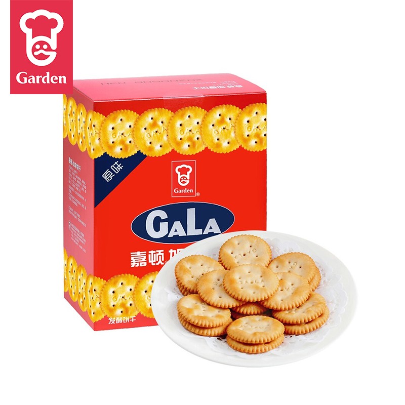 嘉顿（Garden）加拿咸香味小饼干360g 休闲零食雪花酥原料 (盒)