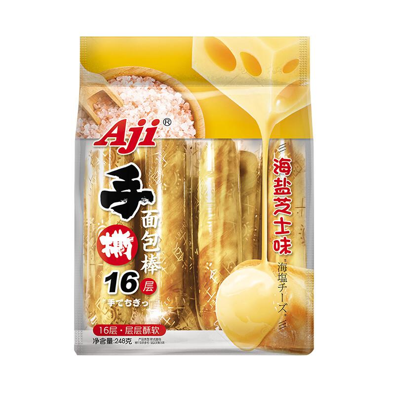Aji 手撕面包棒 海盐味248g*4袋（单位：组）休闲零食