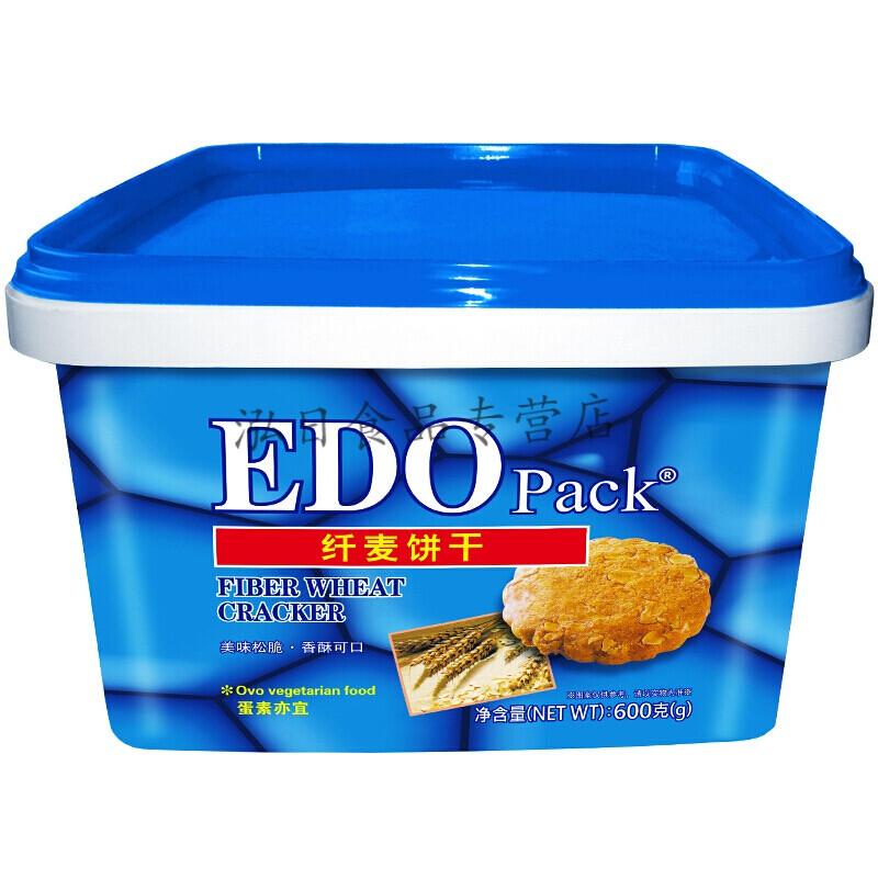 EDO PACK  纤麦消化饼干600g （单位：盒）