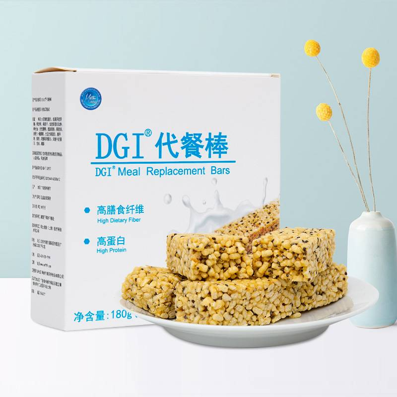 DGI 谷物蛋白代餐棒饱腹能量棒30g*6(盒)