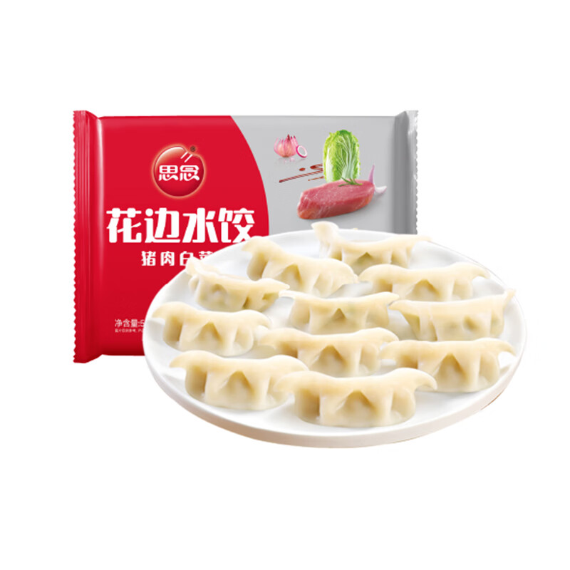思念 猪肉白菜 速冻水饺 500g (单位：袋)