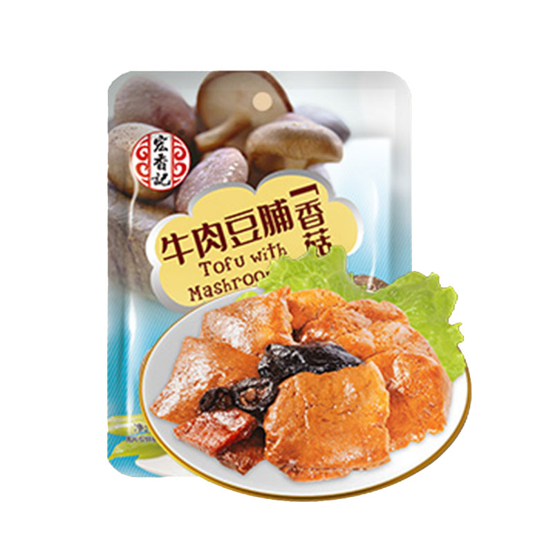 宏香记香菇牛肉豆脯52g(包)