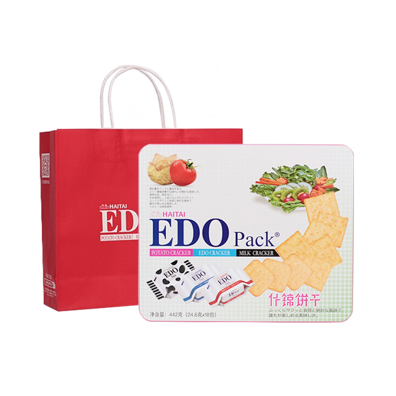 EDO pack什锦饼干礼盒442g(盒)