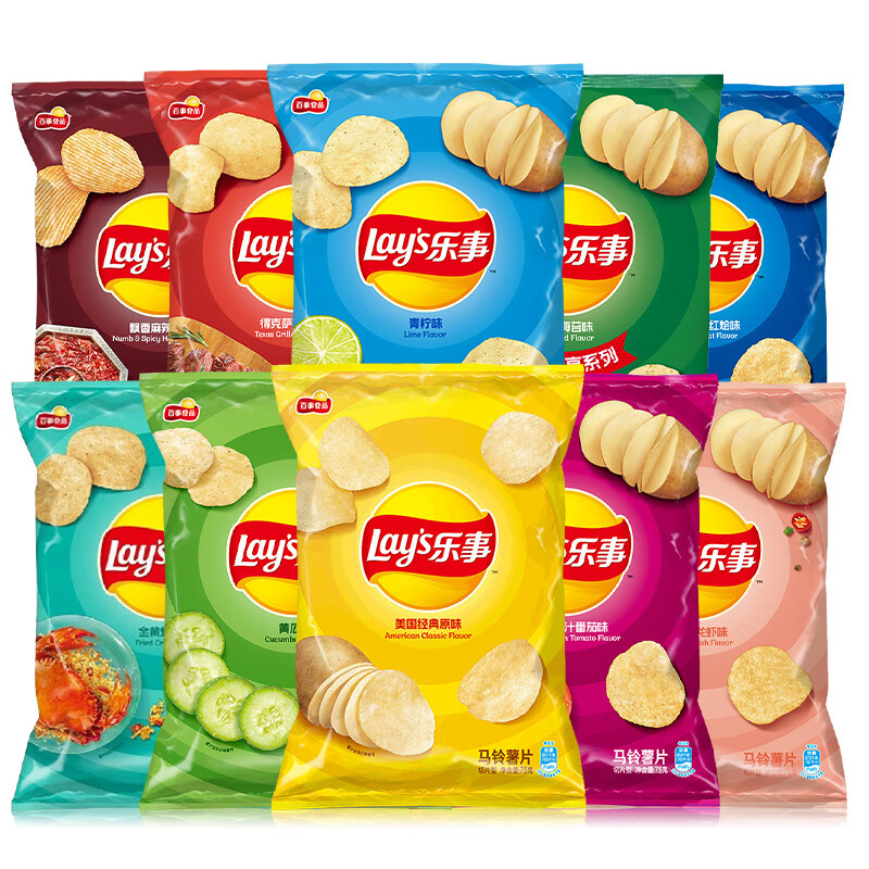 乐事 薯片 随机口味 70克/袋 (单位：袋)