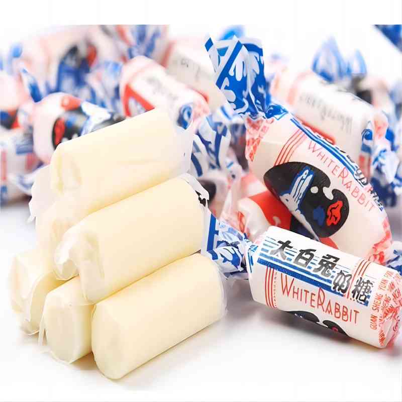 大白兔上海大白兔原味奶糖 散装500g约90颗糖果/巧克力(单位：袋)