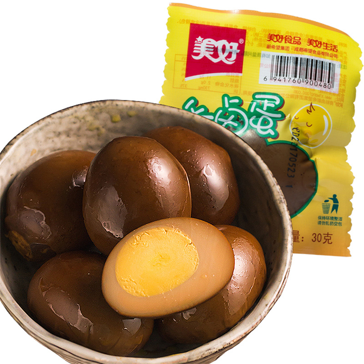 美好 卤蛋30g*10只 即食鸡蛋 卤香风味特产（单位：袋）