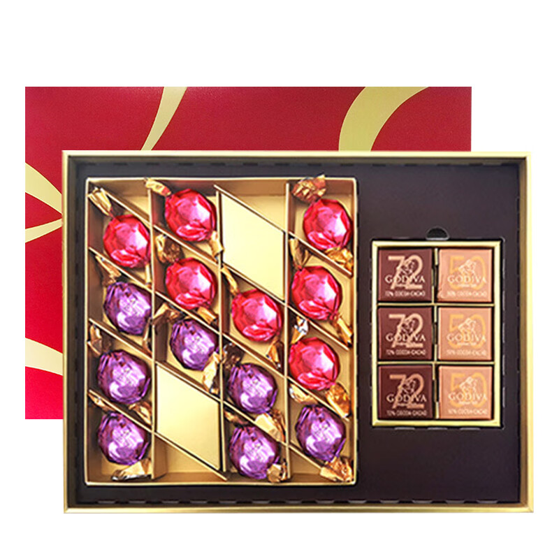 歌帝梵（GODIVA）巧克力精选礼盒20颗装170g(单位：盒)