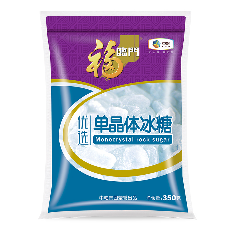 福临门优质棉单晶冰糖350g(单位：袋)