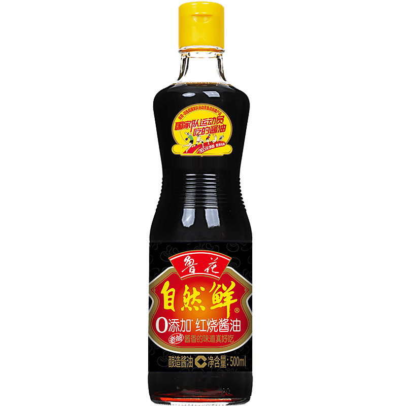 鲁花自然鲜红烧酱油500ml（单位：瓶）