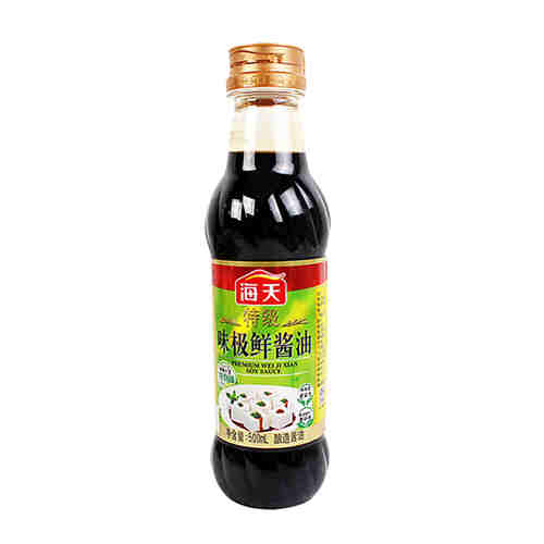 海天特级味极鲜酱油500ml(塑瓶）（瓶）