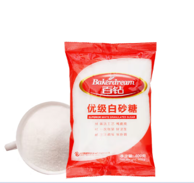 国产 白砂糖400g1 原味细砂糖幼砂糖调料品（袋）