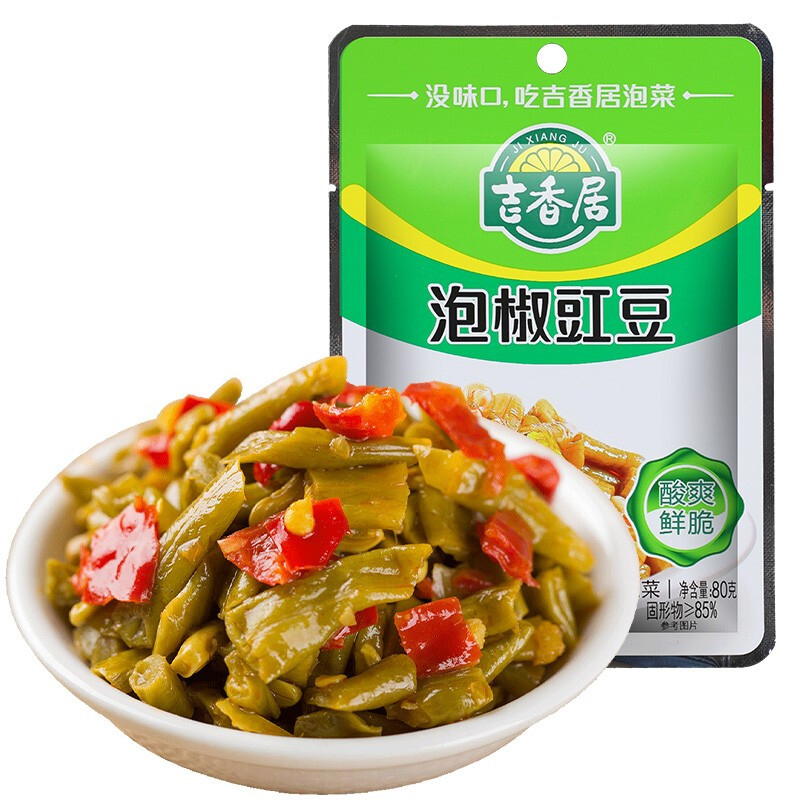 吉香居泡椒豇豆80g (袋)