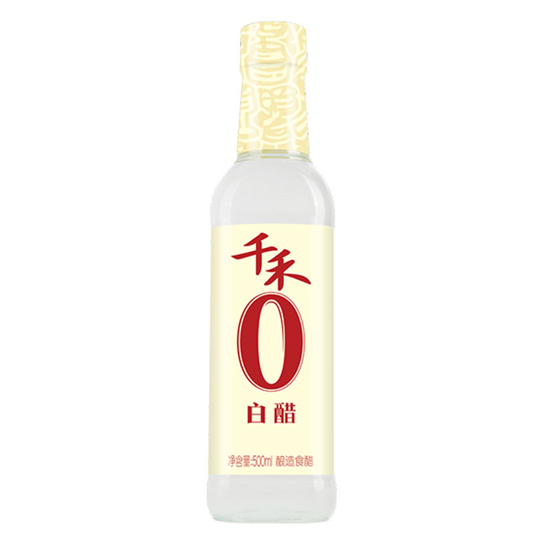 千禾白醋调料品 500ml(单位：瓶)