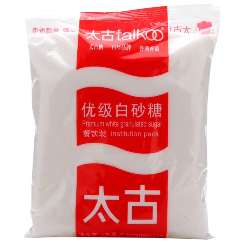 太古（taikoo）食糖 白糖 优级白砂糖1kg 烘焙原料冲饮调味百年品牌(袋)