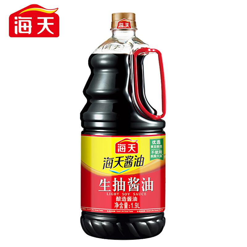 海天生抽酱油 1.9L（单位：瓶）
