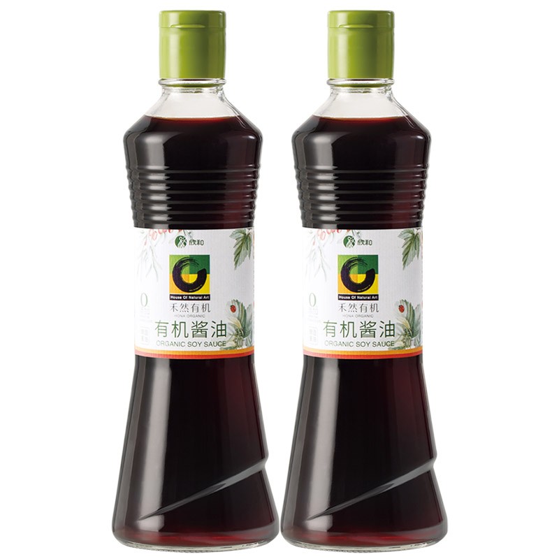 欣和（ Shinho） 禾然有机酱油500ml*2瓶（单位：组）
