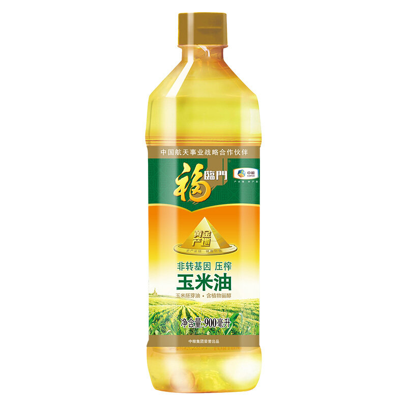 中粮福临门黄金产地玉米油900ml(瓶)